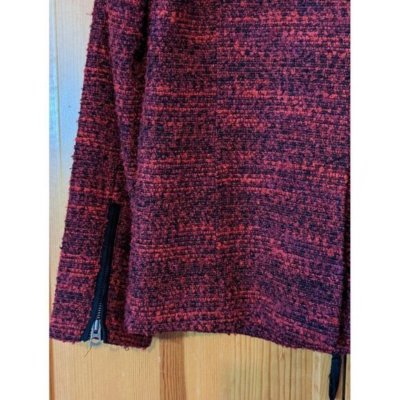 LUCKY BRAND Women's Red Tweed Coat Sz Small - Picture 8 of 11